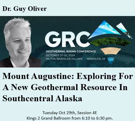 Mount Augustine: Exploring For A New Geothermal Resource in Southcentral Alaska